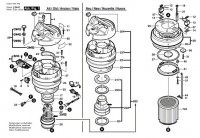 Bosch 0 601 976 742 GAS 14-20 RFB Industrial Vacuum Cleaner 240 V / GB Spare Parts GAS14-20RFB